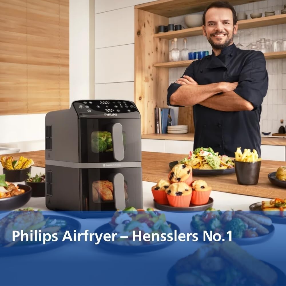 Philips Doppelkammer Heißluftfritteuse 10L - 35% Rabatt