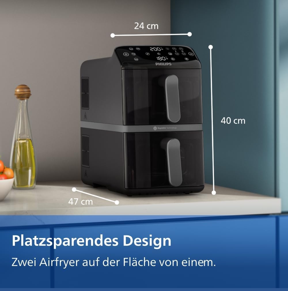 Philips Doppelkammer Heißluftfritteuse 10L - 35% Rabatt