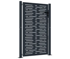 Vidaxl Gartentor Anthrazit 105x130 cm aus Stahl - 35% Rabatt