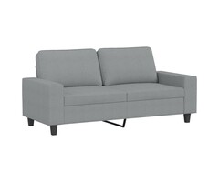 Vidaxl 2-Sitzer Sofa 140 cm Lichtgrau - 35% Rabatt