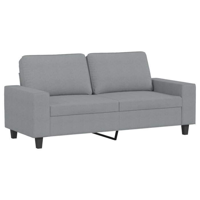 Vidaxl 2-Sitzer Sofa 140 cm Lichtgrau - 35% Rabatt