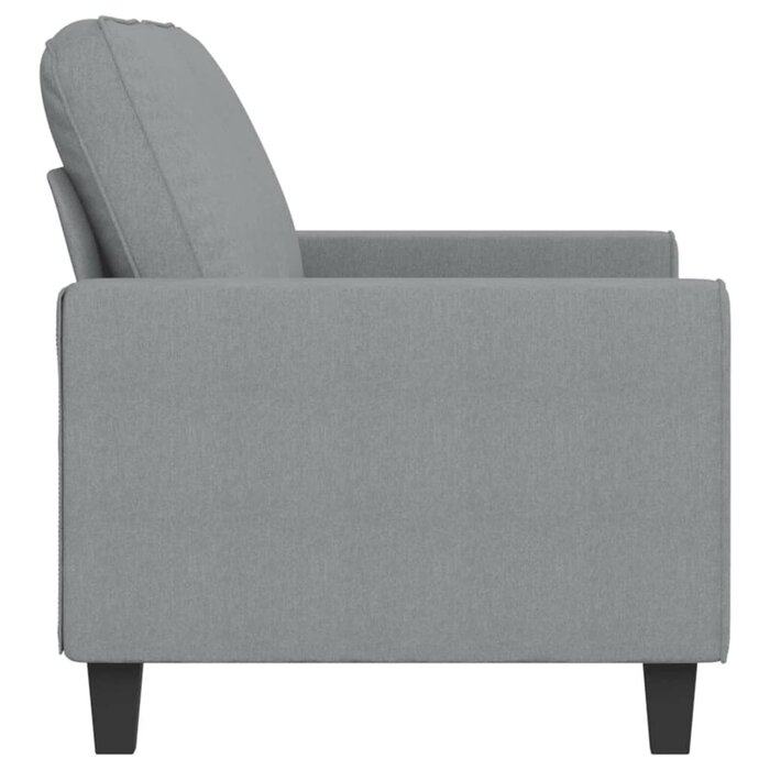 Vidaxl 2-Sitzer Sofa 140 cm Lichtgrau - 35% Rabatt