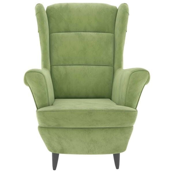 Vidaxl Samt-Sessel in Hellgrün - 74 x 84 x 100 cm - 35% Rabatt