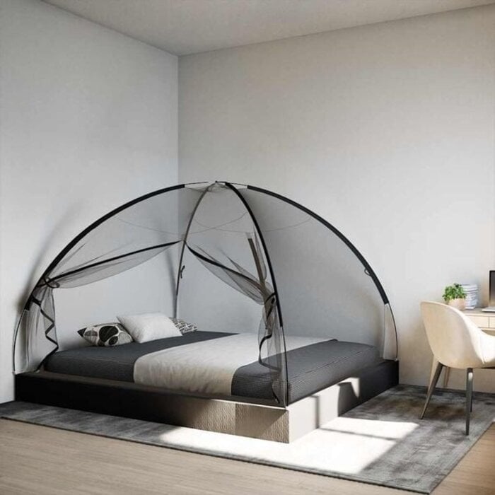 Vidaxl Moskitonetz Mongolia 200x180x135cm - 32% Rabatt - Schwarz