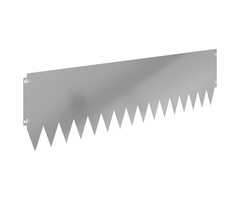 Vidaxl Rasenkante 10er-Set 103x30 cm Stahl Silber - 40% Rabatt