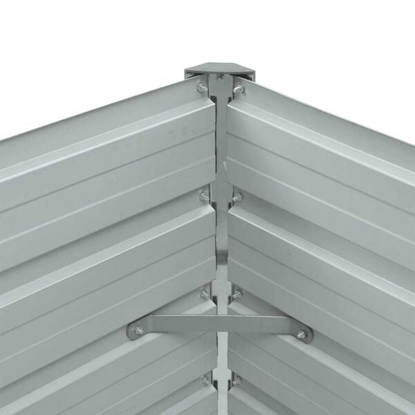 Vidaxl Hochbeet 100x40x45 cm aus verzinktem Stahl in Braun - 31% Rabatt