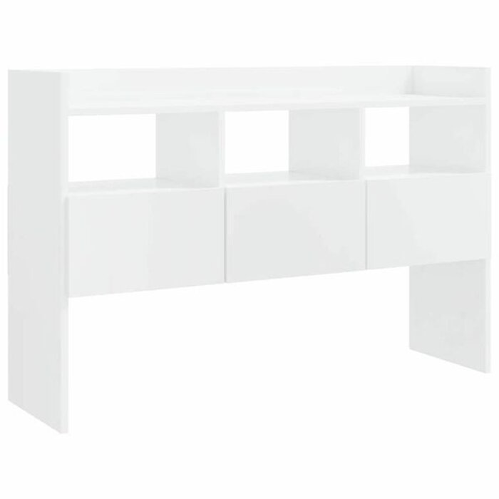 Vidaxl Modernes Sideboard Hochglanz-Weiß 105x30x70 cm - 34% Rabatt