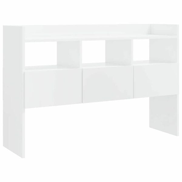 Vidaxl Modernes Sideboard Hochglanz-Weiß 105x30x70 cm - 34% Rabatt