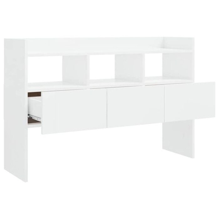 Vidaxl Modernes Sideboard Hochglanz-Weiß 105x30x70 cm - 34% Rabatt