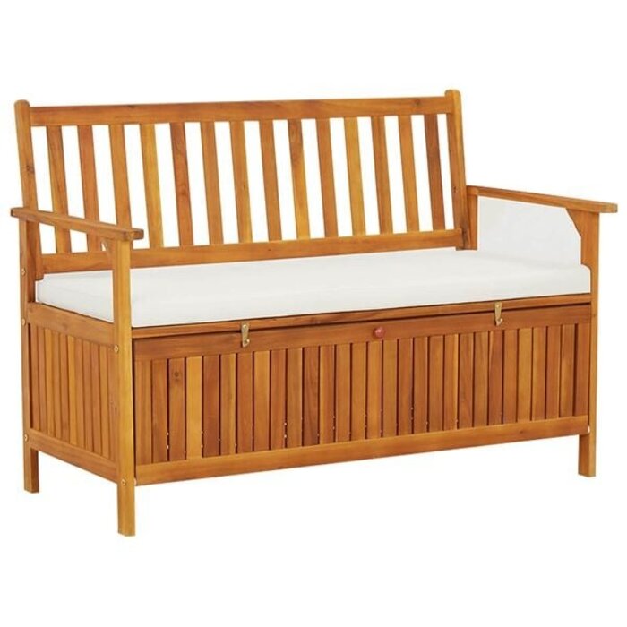 Vidaxl Gartenbank mit Stauraum Akazienholz 120cm - 35% Rabatt - Ausgepackt