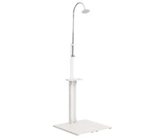 Vidaxl Außendusche Holz weiß 75x75x221cm - 41% Rabatt
