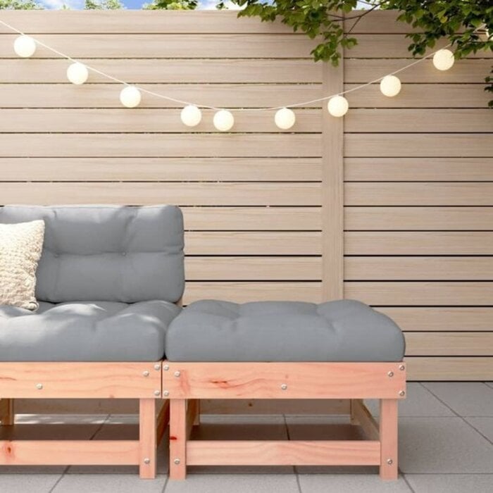 Vidaxl Garten-Fußhocker aus massivem Douglasienholz 61x60,5cm - 33% Rabatt