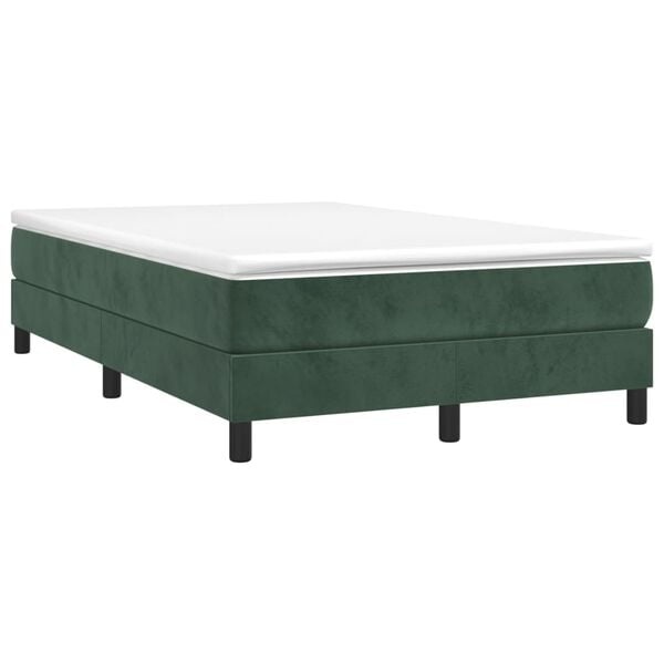 Bettgestell 120x200cm Samt Dunkelgrün - 34% Rabatt