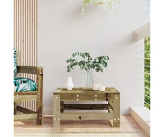 Vidaxl Gartenfußhocker aus Kiefernholz 57,5x57,5 cm - 33% Rabatt