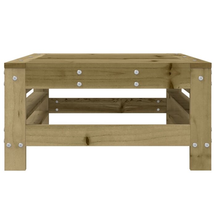 Gartenfußhocker aus Kiefernholz 57,5x57,5 cm - 33% Rabatt