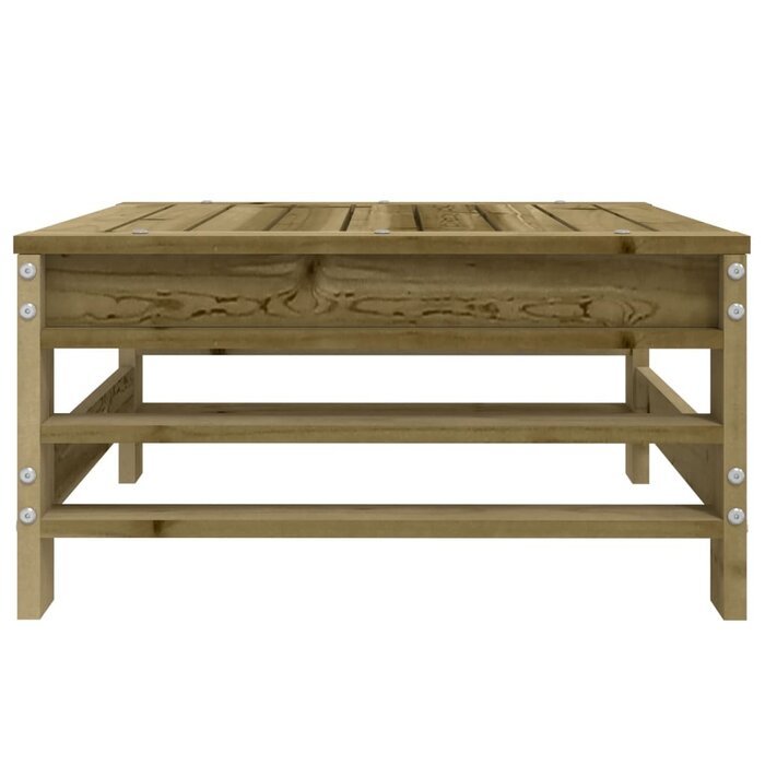 Gartenfußhocker aus Kiefernholz 57,5x57,5 cm - 33% Rabatt