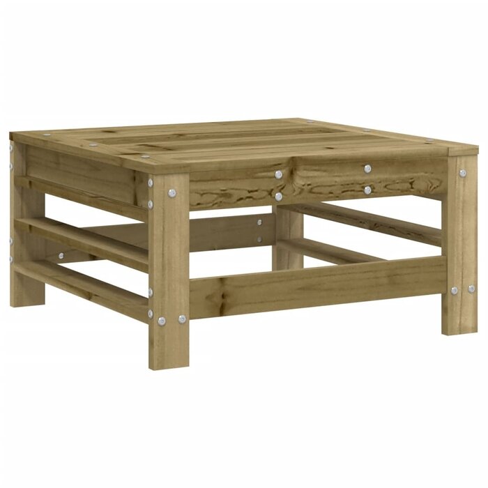 Gartenfußhocker aus Kiefernholz 57,5x57,5 cm - 33% Rabatt