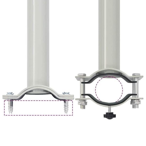 Ausziehbare Seitenmarkise 80x300 cm, Creme - 34% Rabatt