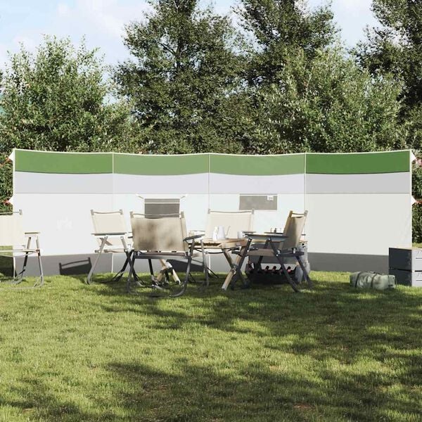 Camping-Windschutz 510 x 153 cm Grün - 33% Rabatt