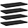 4er-Set Regalbretter 40 x 20 cm, Schwarz - 30% Rabatt