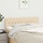 Stoff-Kopfteil für Bett 144x78/88 cm Creme - 33% Rabatt
