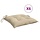 Palettenkissen 6er-Set 50x50x7 cm Beige - 33% Rabatt