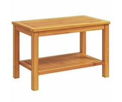 Vidaxl Beistelltisch aus massivem Akazienholz 70x40x45cm - 40% Rabatt