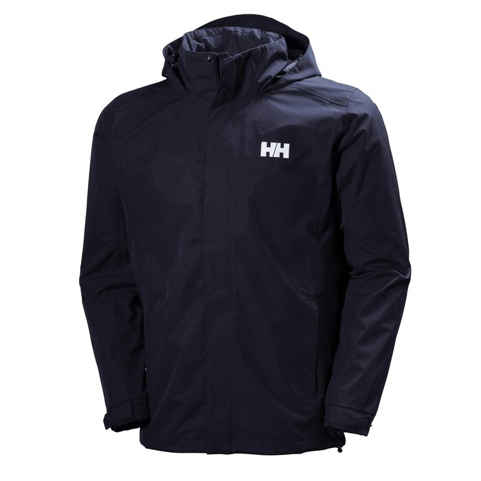 Wasserdichte Herrenjacke Marineblau 4XL - 60% Rabatt