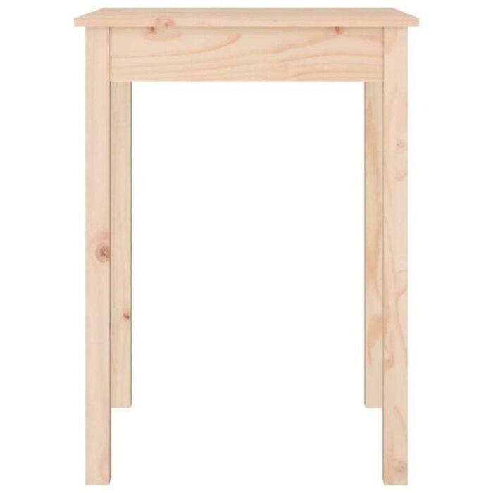 Massivholz-Esstisch 55 x 55 x 75 cm - Kiefer - 34% Rabatt