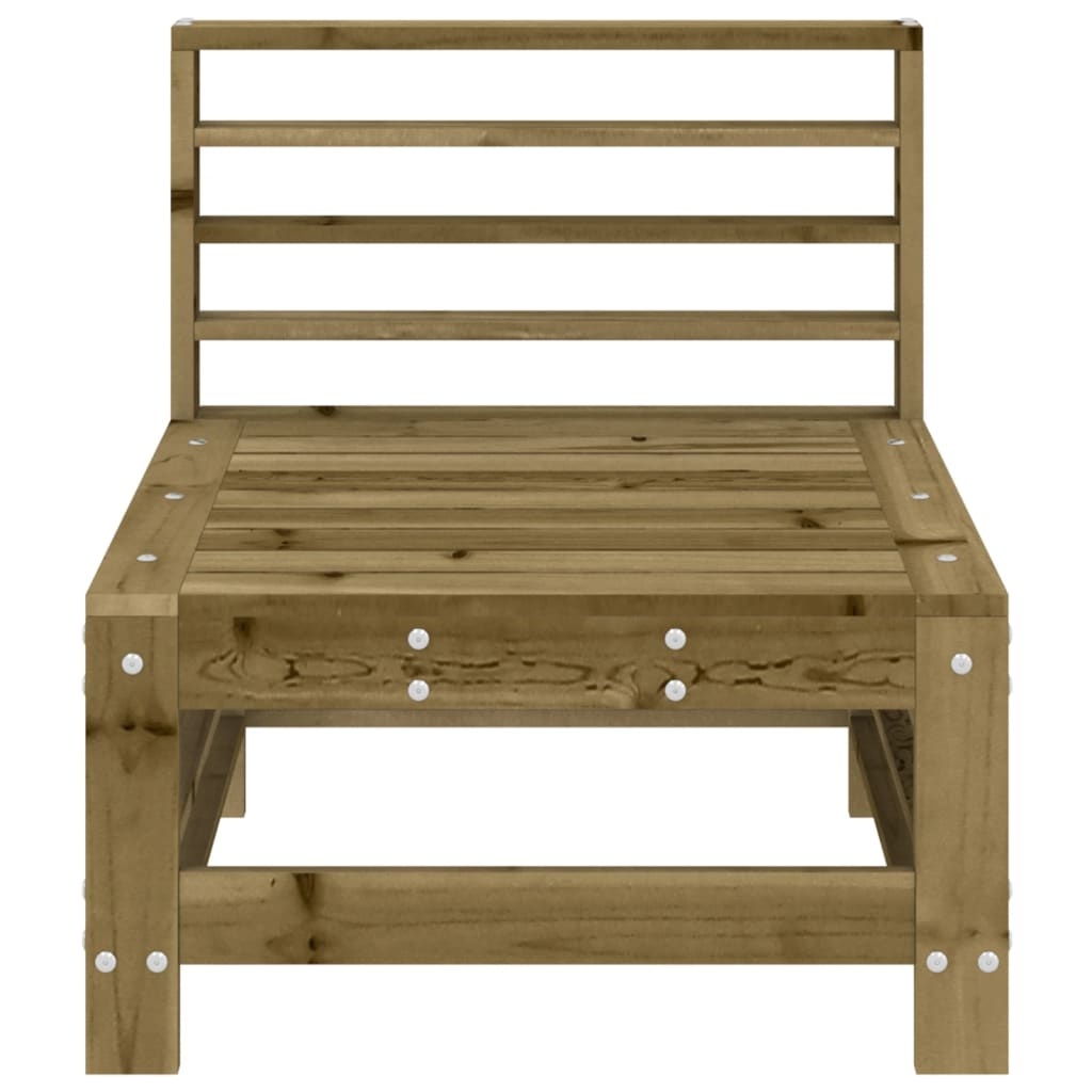 Garten-Mittelsofa 2er-Set Kiefernholz 57,5 x 63,5 cm - 34% Rabatt