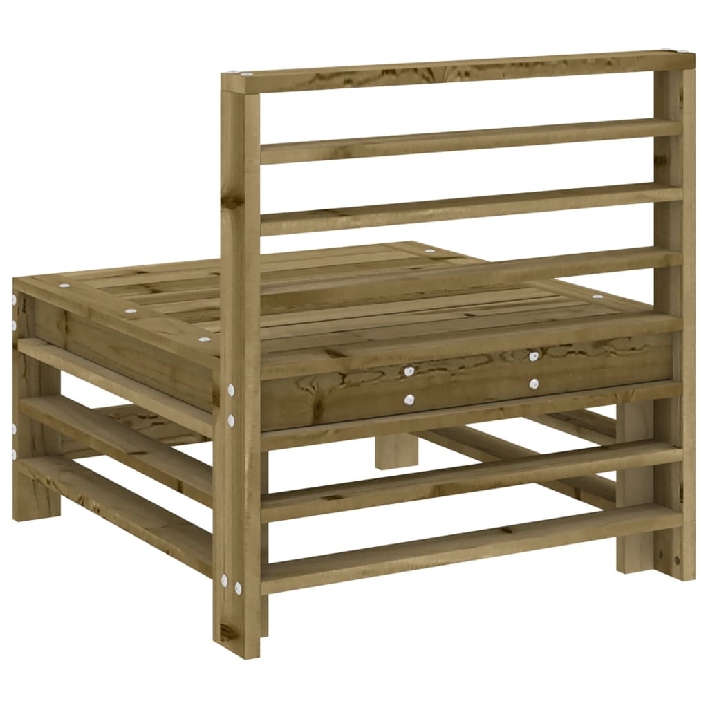 Garten-Mittelsofa 2er-Set Kiefernholz 57,5 x 63,5 cm - 34% Rabatt