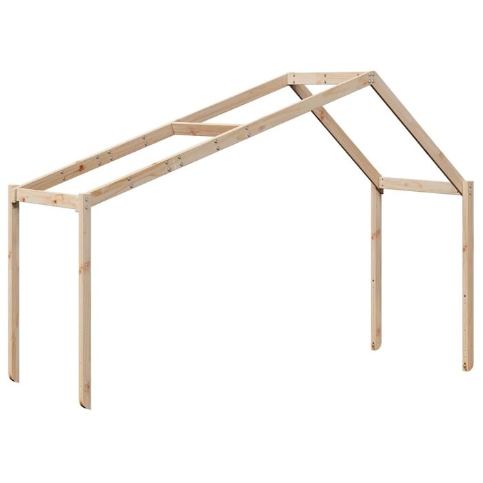 Hausbett-Aufsatz Massivholz Kiefer 213x85,5x144,5 cm - 34% Rabatt