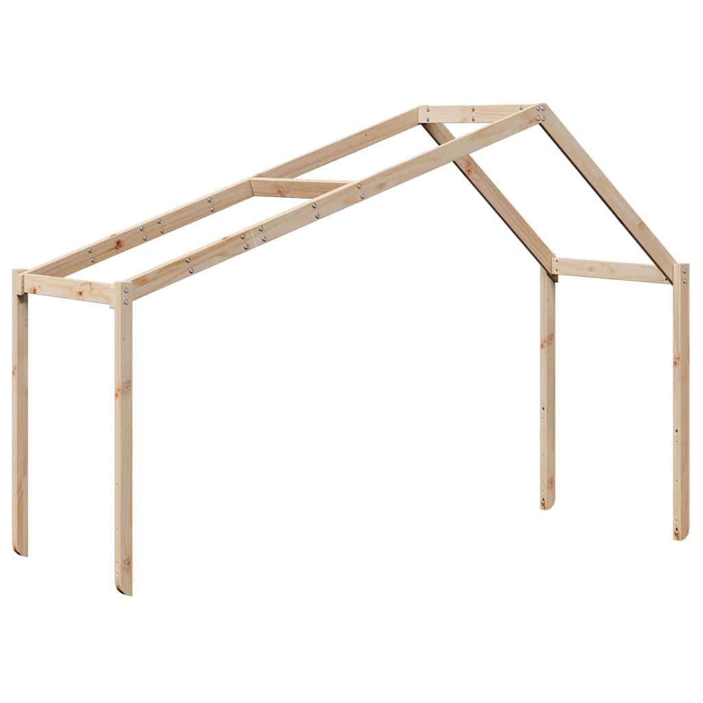 Hausbett-Aufsatz Massivholz Kiefer 213x85,5x144,5 cm - 34% Rabatt
