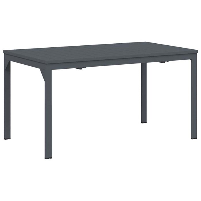 Moderner Terrassentisch aus Stahl 180x80cm - 35% Rabatt