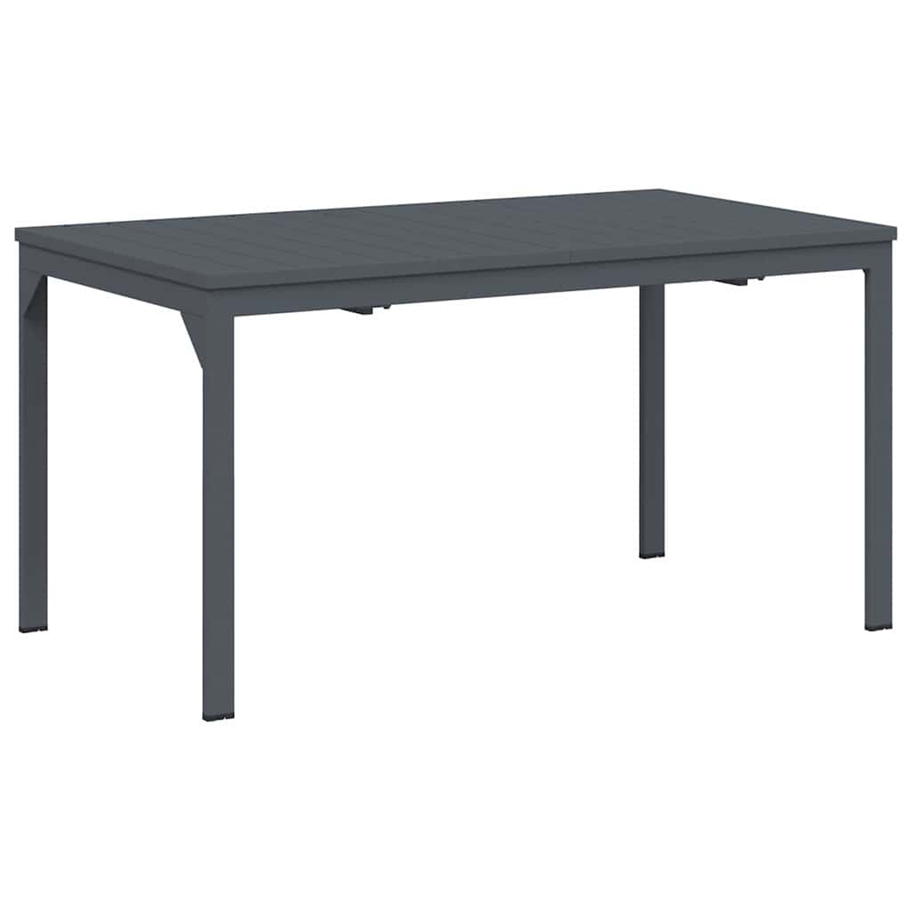 Moderner Terrassentisch aus Stahl 180x80cm - 35% Rabatt