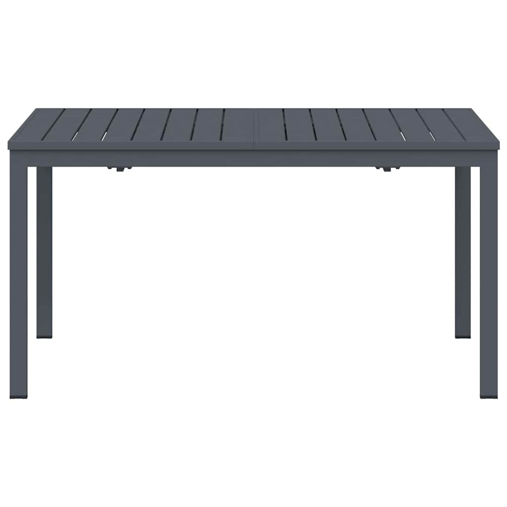 Moderner Terrassentisch aus Stahl 180x80cm - 35% Rabatt