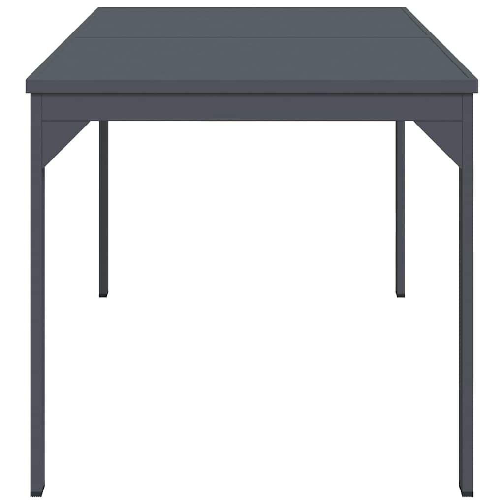 Moderner Terrassentisch aus Stahl 180x80cm - 35% Rabatt