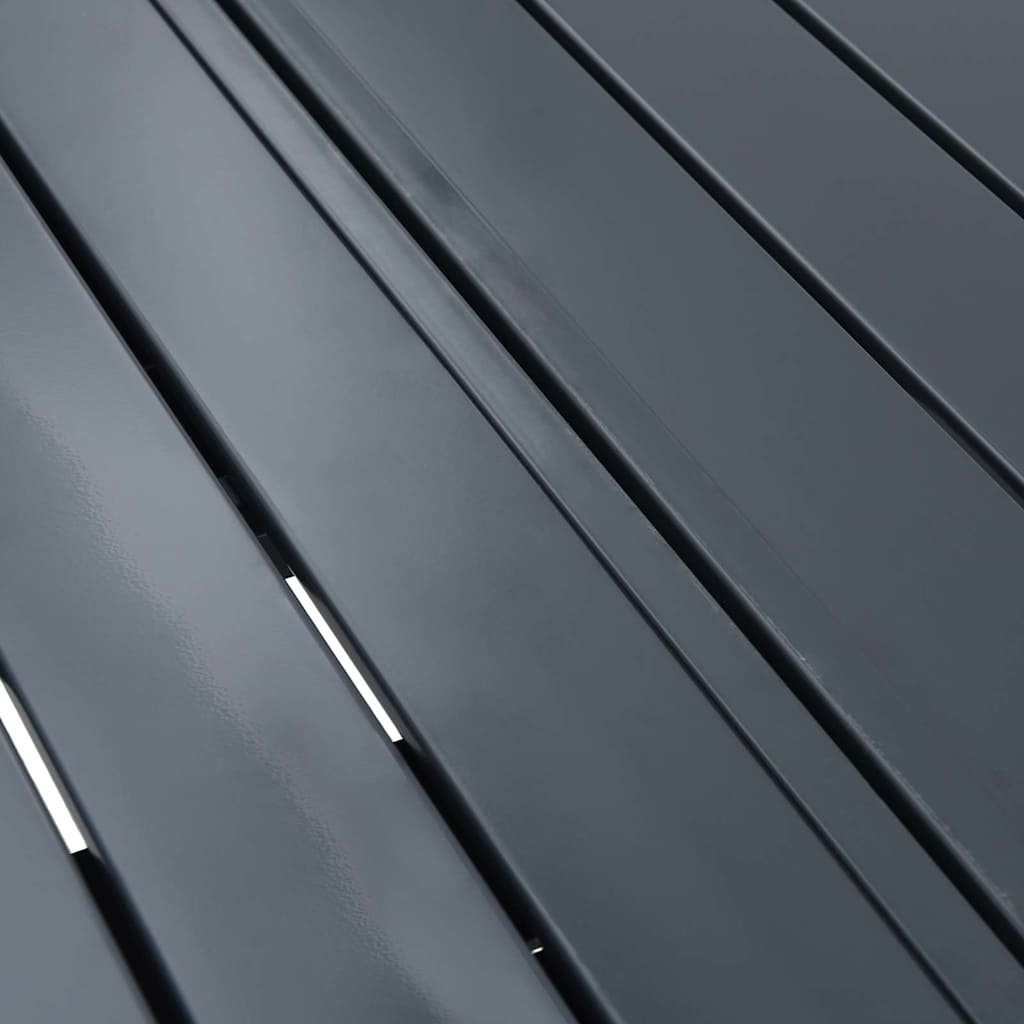 Moderner Terrassentisch aus Stahl 180x80cm - 35% Rabatt