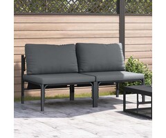 Vidaxl Modulares Gartensofa-Set 2-teilig Anthrazit - 35% Rabatt