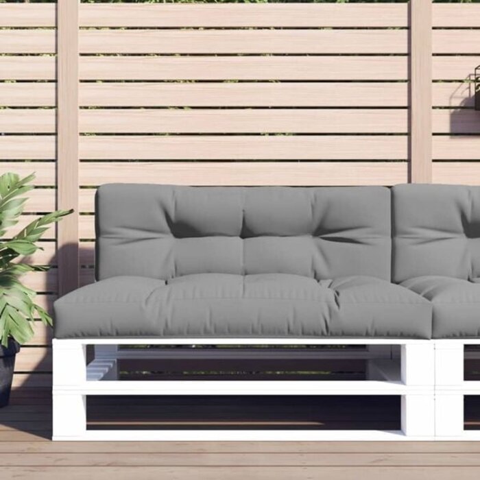 Palettenkissen 120x40x12 cm Grau - 30% Rabatt