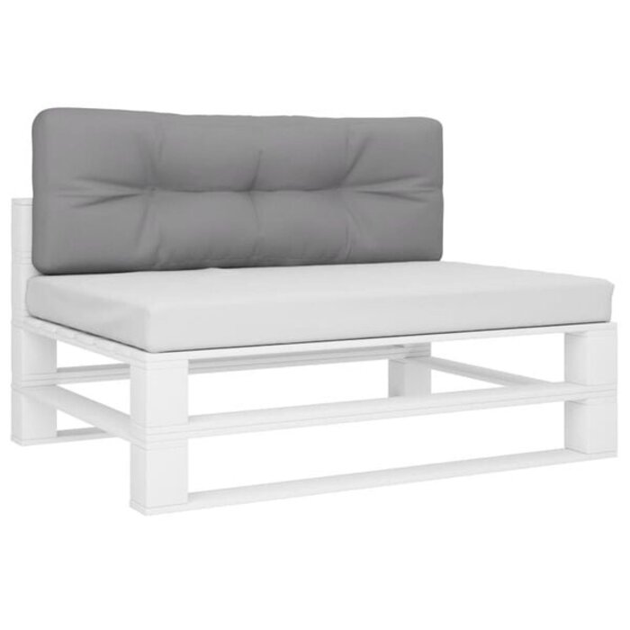 Palettenkissen 120x40x12 cm Grau - 30% Rabatt