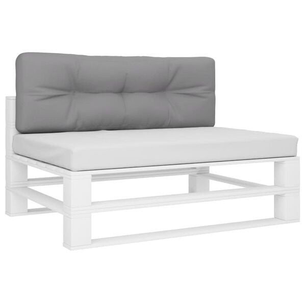 Palettenkissen 120x40x12 cm Grau - 30% Rabatt