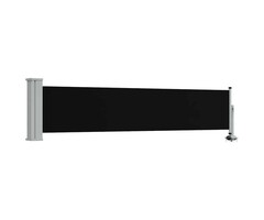 Vidaxl Ausziehbare Seitenmarkise 60x300 cm Schwarz - 33% Rabatt