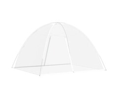 Vidaxl Moskitonetz Mongolia Jurten-Design 200x180x135 cm, Weiß - 39% Rabatt