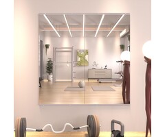 Rahmenloser Wandspiegel 120 x 60 cm 2er-Set - 41% Rabatt