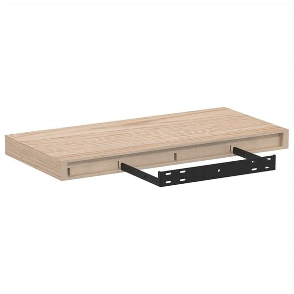 Schwebendes Wandregal 50x23,5x4 cm in Eichenoptik - 26% Rabatt