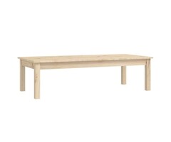 Vidaxl Wohnzimmertisch aus Kiefernholz 110x50x30 cm - 40% Rabatt