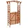 Holzpergola mit Tor 116 x 40 x 204 cm - 34% Rabatt