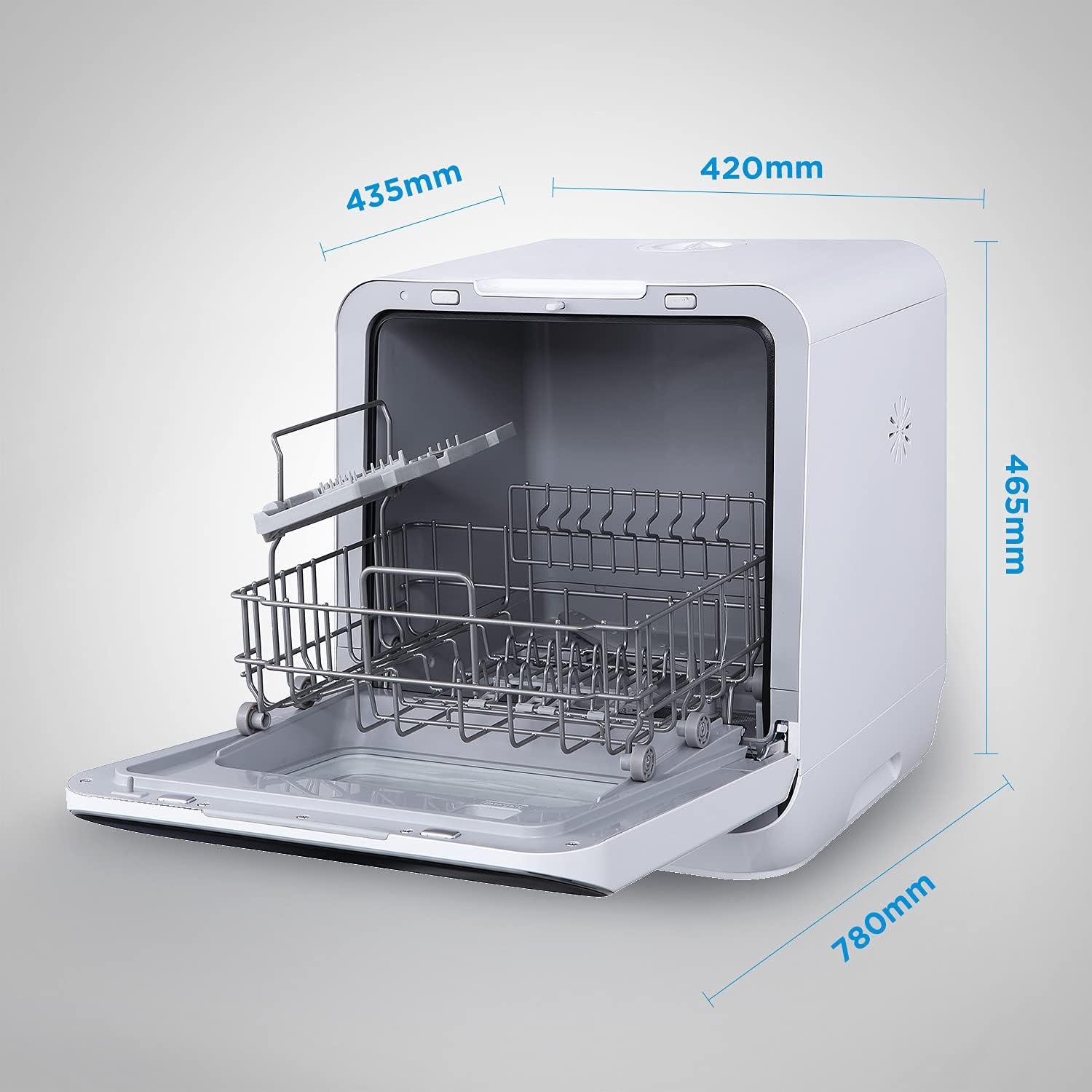 Tischgeschirrspüler 42 cm, WLAN & 7 Programme - 35% Rabatt