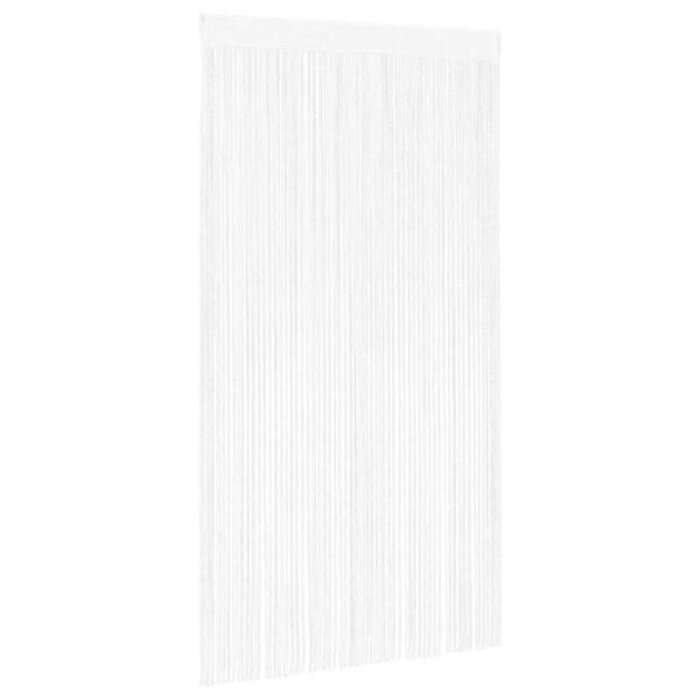 Fadenvorhang 2er Set 100x250 cm Weiß - 30% Rabatt